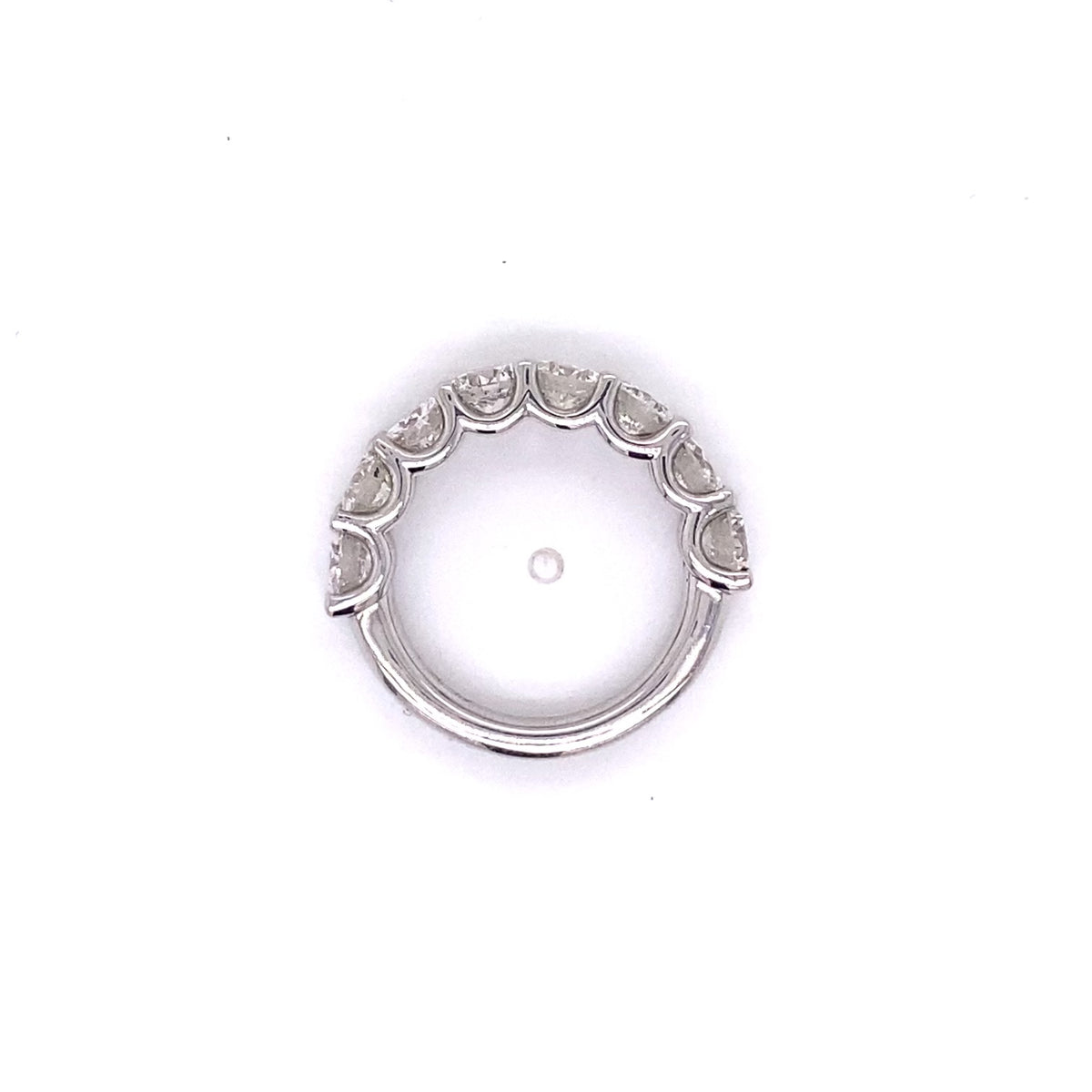 8-Stone U-Set Diamond Band, 2.88ctw, 14kt White Gold