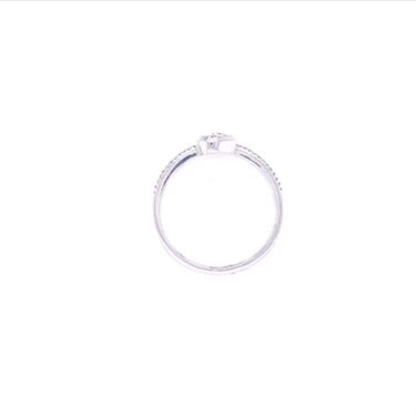 Rose Cut Pear Shape Diamond Band