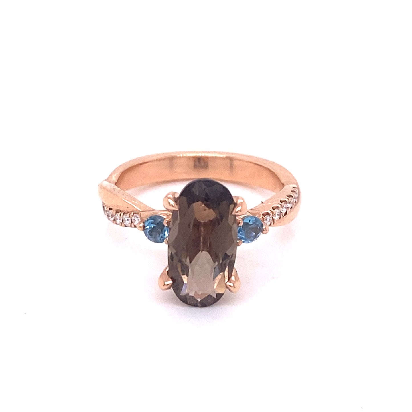 Oval Topaz Fashion Ring