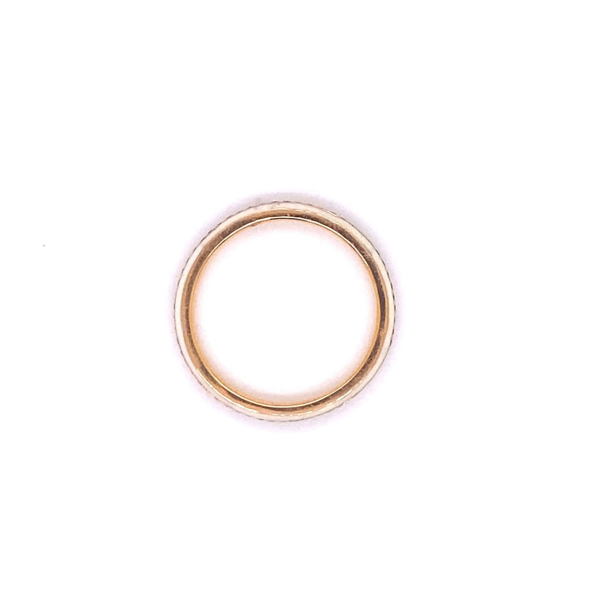 Hidalgo pink diamond eternity band, alternate view