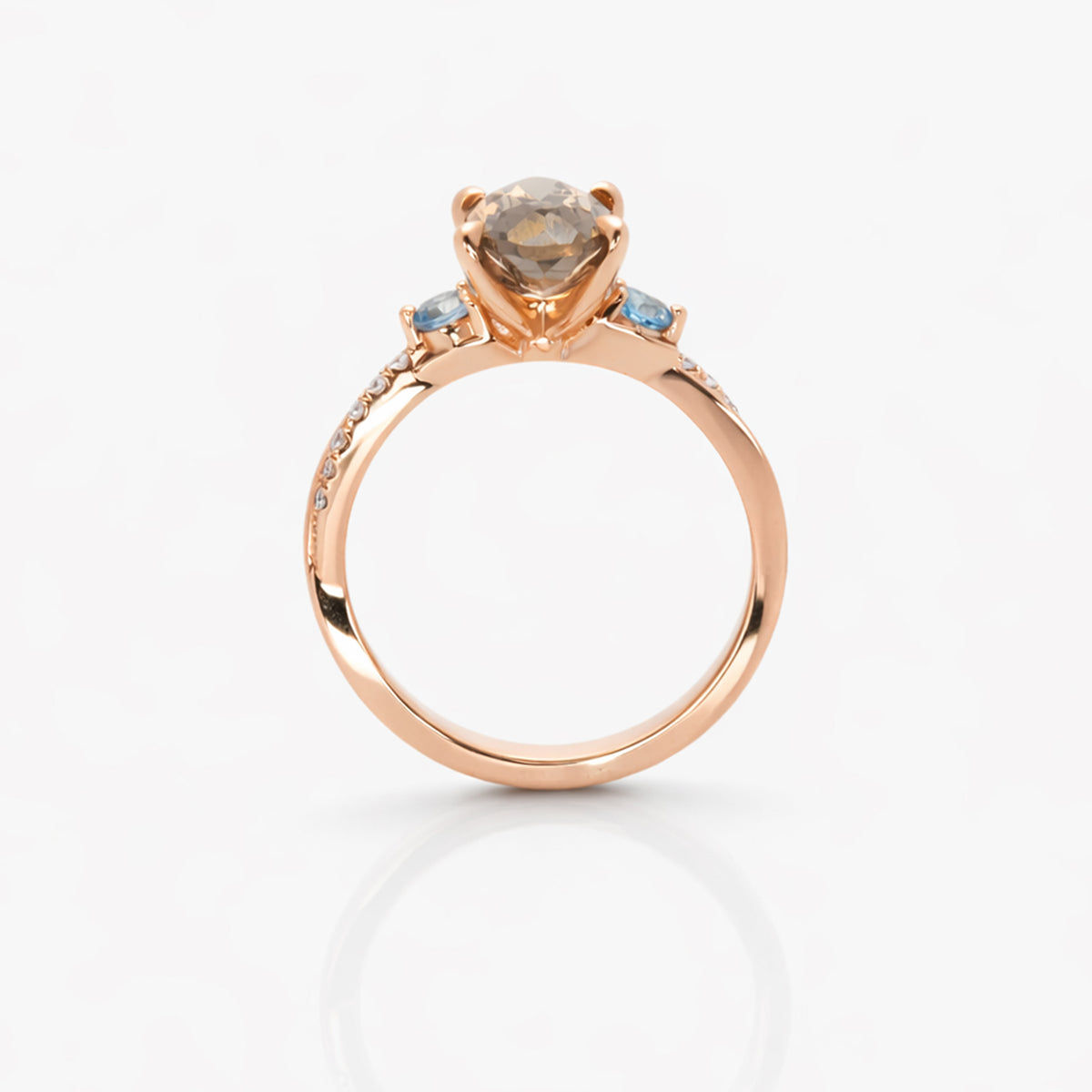 Oval Topaz Fashion Ring