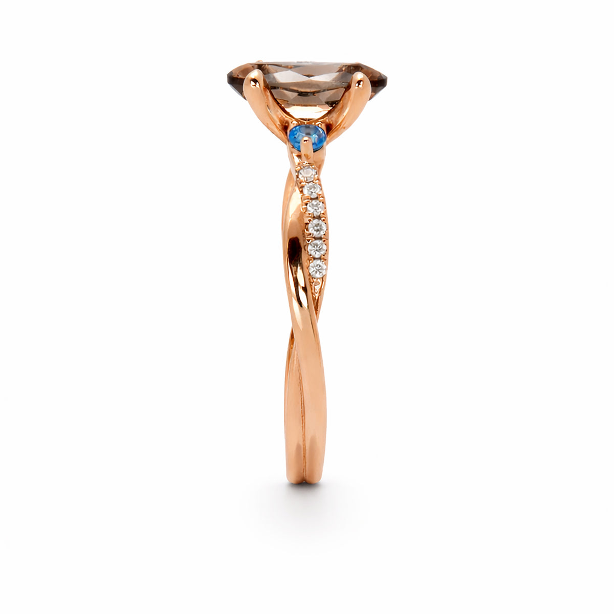 Oval Topaz Fashion Ring