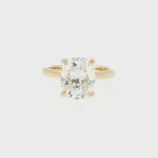 14KY Kimberly Solitaire 3.56ct F VVS2 GIA True 8-Main CB Lab Grown