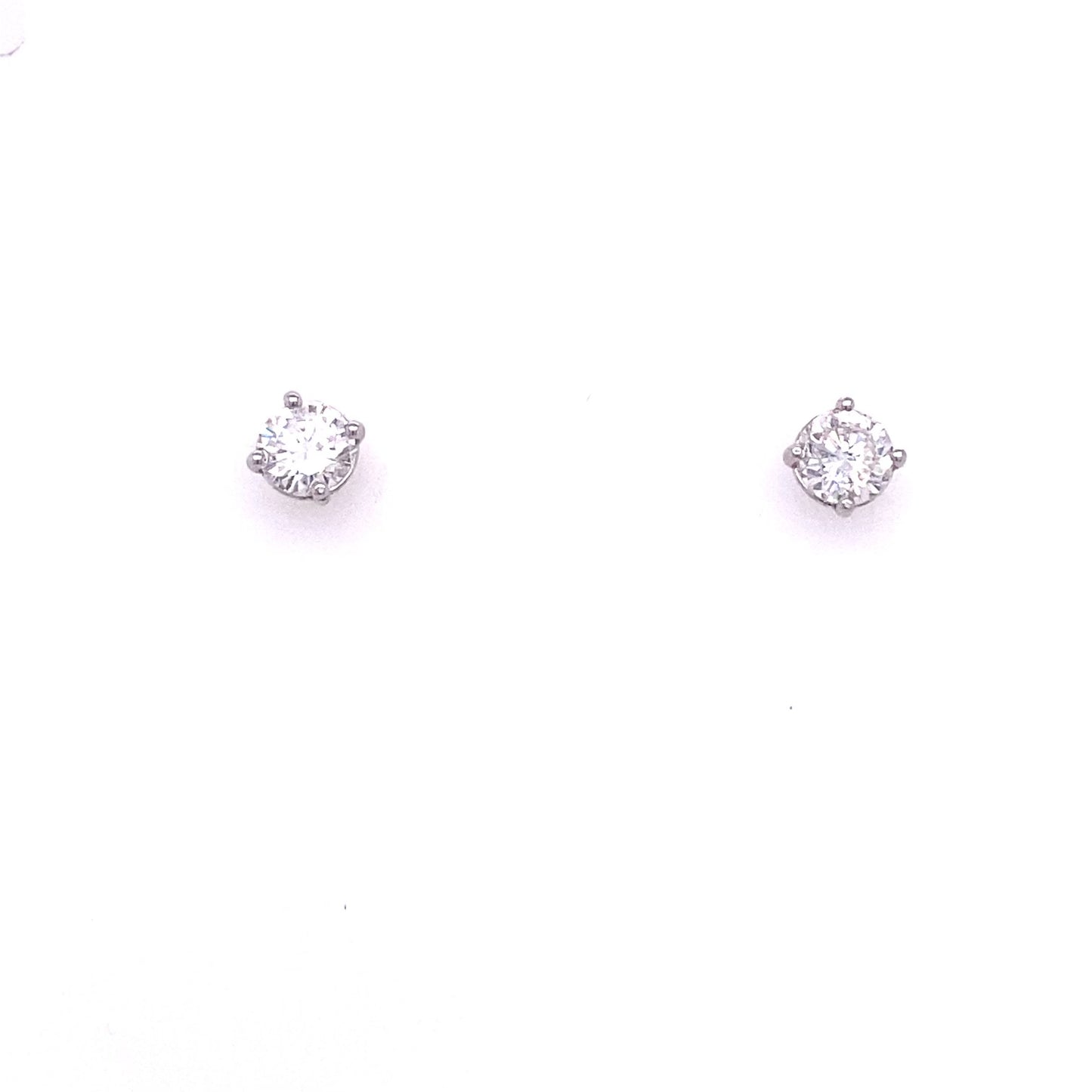 0.71ctw Natural Diamond Stud Earrings