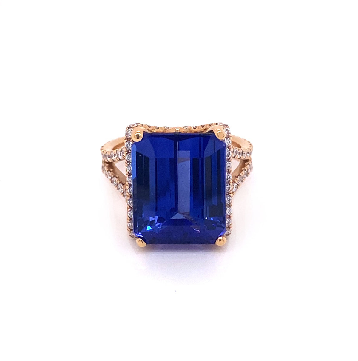 JCK Natural 10.51ct Tanzanite 1.40ct Diamonds G VS 2X Pink Sapphire 0.15ctw