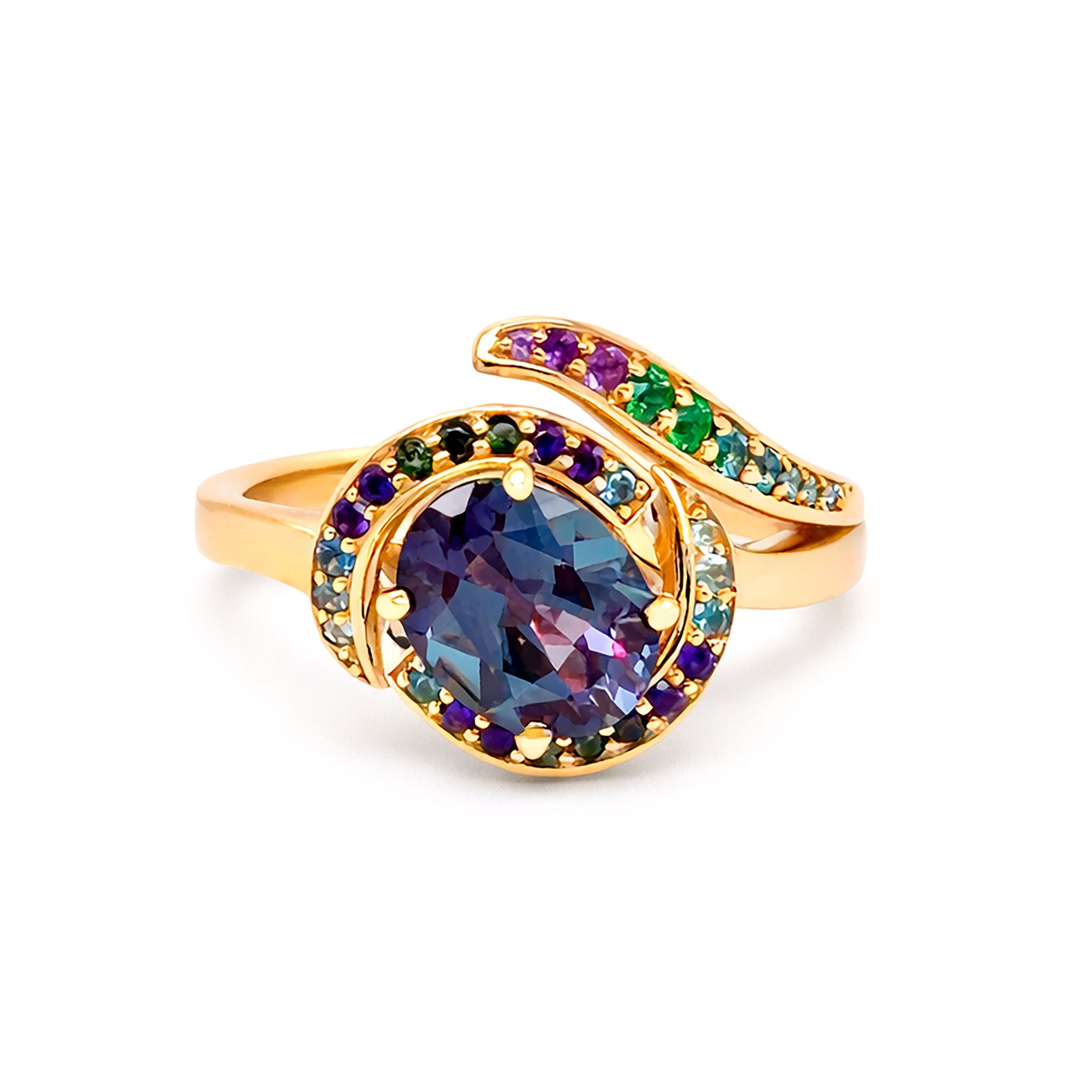 Multicolored Gemstone Ring